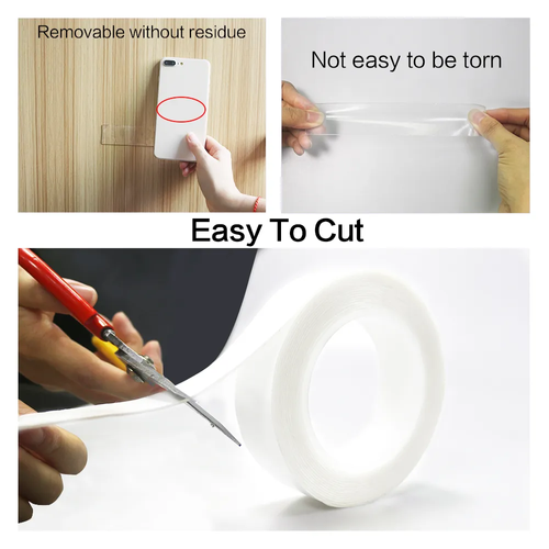 nano double-sided tape​ • high-viscosity traceless hook adhesive​ • acrylic double-sided tape​ • transparent magic tape​ • waterproof nano tape
