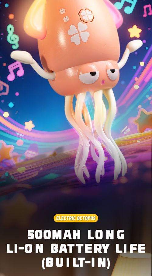 Magic Electric Dancing Octopus Toy - Automatic Obstacle-Avoidance Toy with Lights and Music, Suitable for Adults and Kids, Ideal Gift Toy