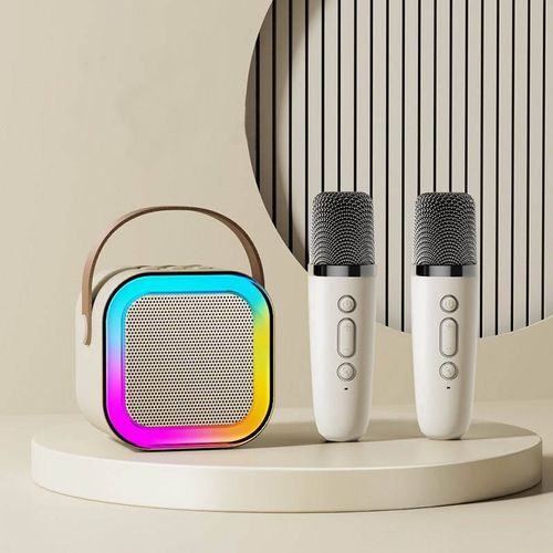 K-song handheld microphone, portable KTV, outdoor speaker with stereo sound