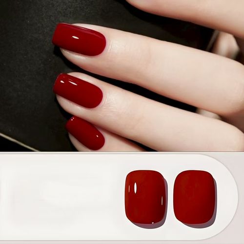 Buy One Get One Free Special Blend Wine Red Rose Color Quick-Drying Nail Polish