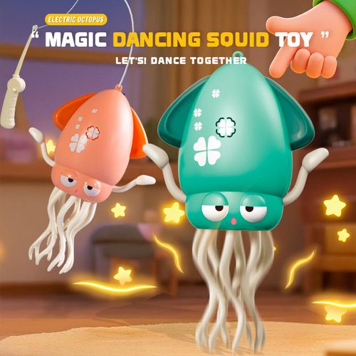 Magic Electric Dancing Octopus Toy - Automatic Obstacle-Avoidance Toy with Lights and Music, Suitable for Adults and Kids, Ideal Gift Toy