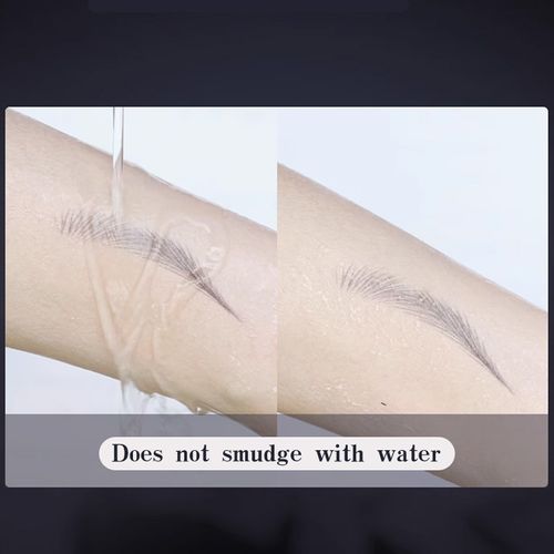 New Design 3d 2 in 1 Double Headed Private Label Custom Waterproof Eyebrow Pencil with Brush