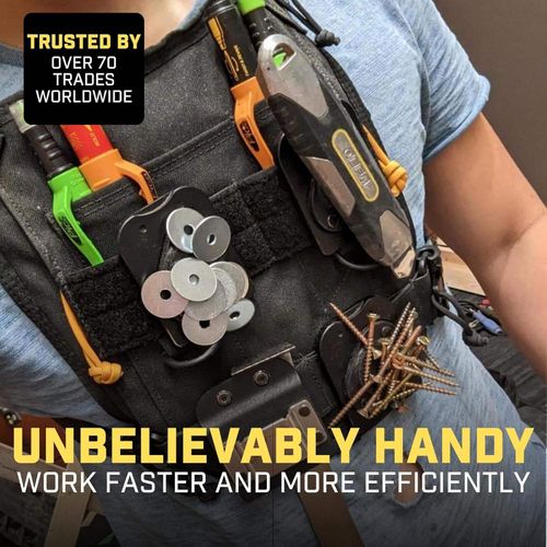 Strong Clip-On Belt Magnet Holster for Screws Nails Hammer Wrench Magnetic Tool Holder Hook Tool Holsters Tape Measure Holder