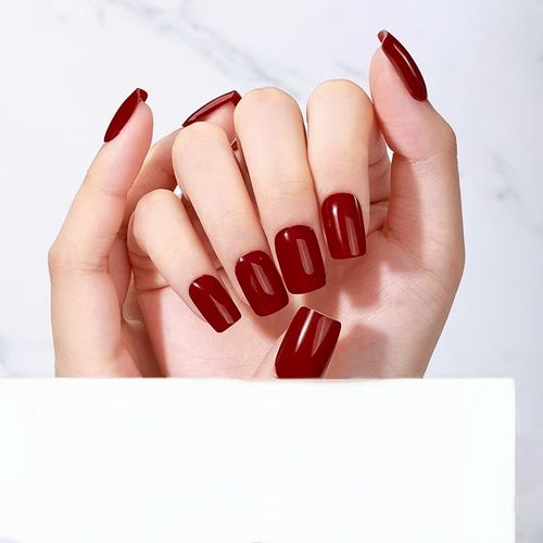 Buy One Get One Free Special Blend Wine Red Rose Color Quick-Drying Nail Polish
