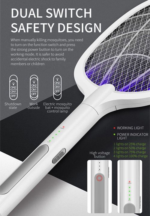 Electric mosquito swatter