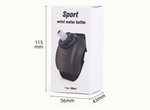 Wrist sports water bottle with large capacity