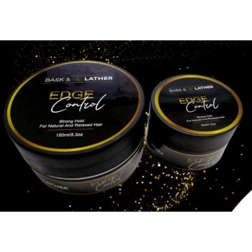 Hair Gel Strong Hold Thick Edges Styling Gel Non-Greasy No White Cast Long Lasting Supports Hair Growth Natural Formula