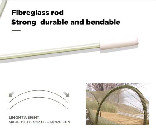 Outdoor mosquito-proof and anti-rollover hammock that can be converted into a tent