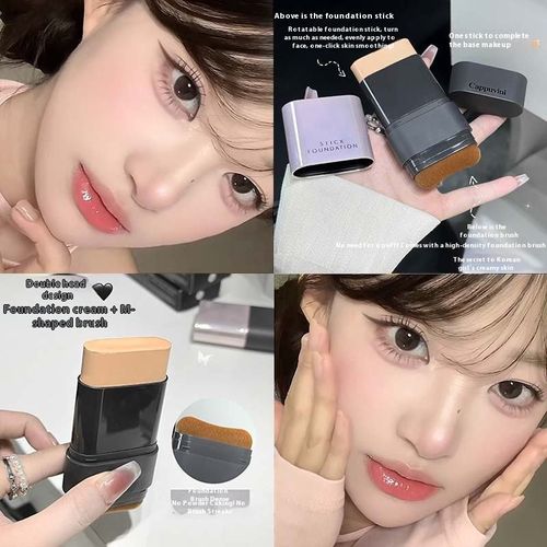 Concealer Eraser Foundation Stick (Natural Shade) - For Base Makeup Priming, Blemish Covering & Long-Lasting Wear