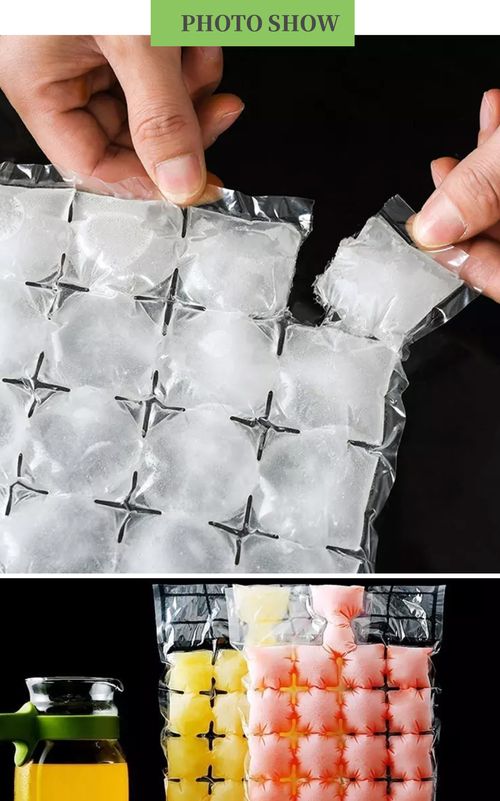 Food-grade Disposable Ice-making Bag  Auto-sealing Thickened Ice Cube Tray Bag & Mold