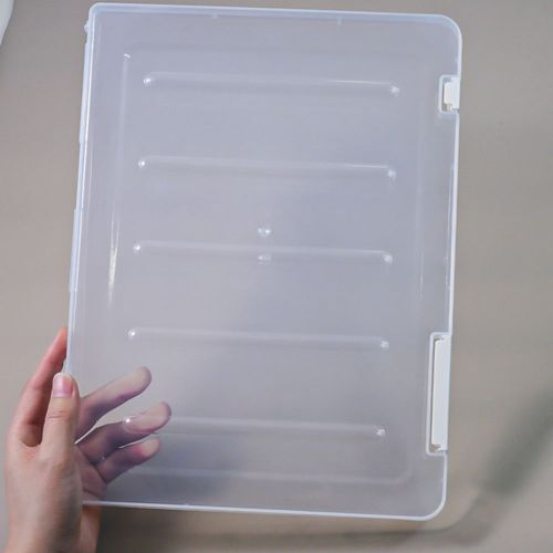 1Pc Dustproof Large Capacity Nail Art Storage Box Wearable Nail Patch Display Board Box Transparent Plastic Organizer for 480pcs