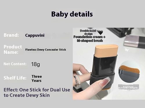 Concealer Eraser Foundation Stick (Natural Shade) - For Base Makeup Priming, Blemish Covering & Long-Lasting Wear