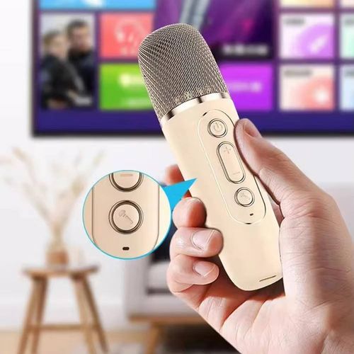 K-song handheld microphone, portable KTV, outdoor speaker with stereo sound