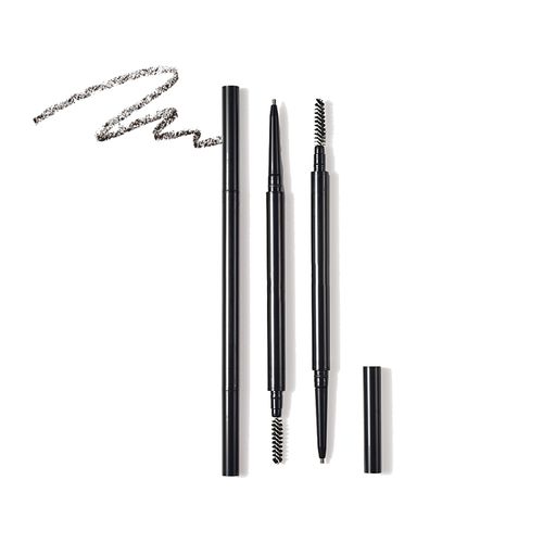 New Design 3d 2 in 1 Double Headed Private Label Custom Waterproof Eyebrow Pencil with Brush