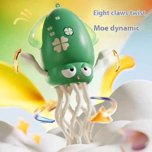 Magic Electric Dancing Octopus Toy - Automatic Obstacle-Avoidance Toy with Lights and Music, Suitable for Adults and Kids, Ideal Gift Toy
