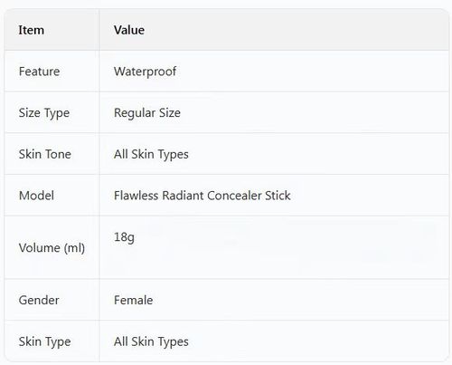 Concealer Eraser Foundation Stick (Natural Shade) - For Base Makeup Priming, Blemish Covering & Long-Lasting Wear