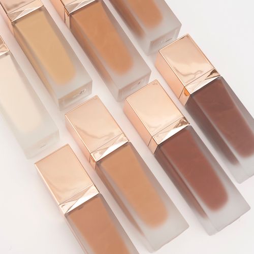 Custom Vegan Luxury Full Coverage Foundation HD Concealer Sunscreen Liquid Foundation