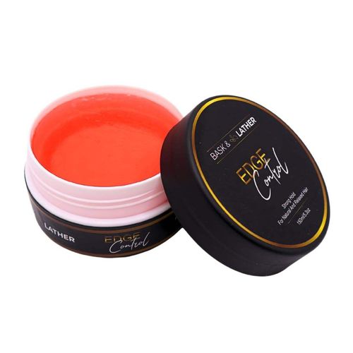 Hair Gel Strong Hold Thick Edges Styling Gel Non-Greasy No White Cast Long Lasting Supports Hair Growth Natural Formula