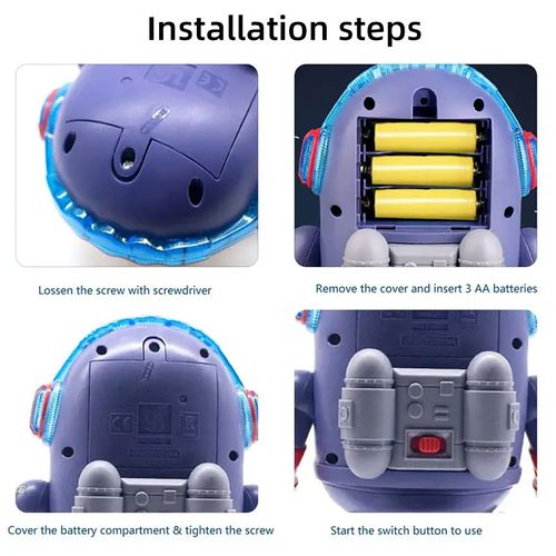 Dancing Space Duck: A Dynamic Musical Light-Up Electric Toy That Walks and Wiggles Left and Right, Suitable for Both Adults and Children