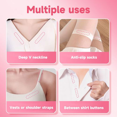 Natural, invisible, lightweight, breathable, long-lasting, low-tie skirt anti-slip adhesive