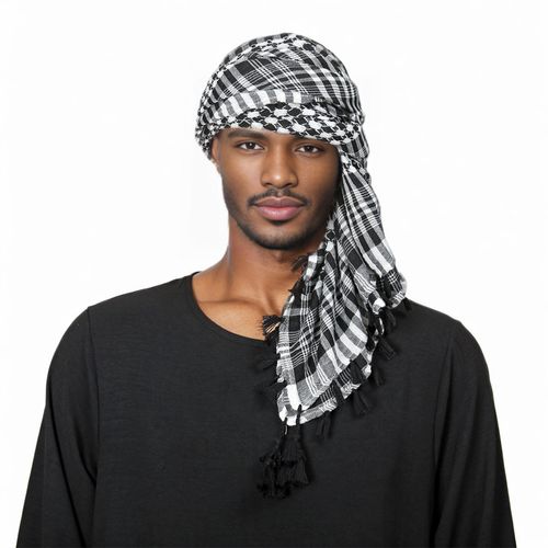 New style fashionable comfortable and breathable checkered national style tassel hijab shawl scarf square scarf