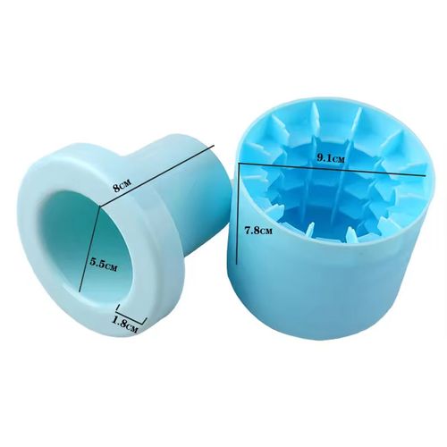2-pack silicone ice bucket and cup mold with one-second demolding