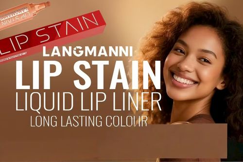 New liquid lip liner, lip stain, lip gloss in cool brown - long-lasting, non-transferable