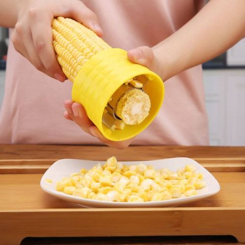 Convenient Kitchen Accessory 304 Stainless Steel Corn Planer Thresher Efficient Corn Kernel Separator