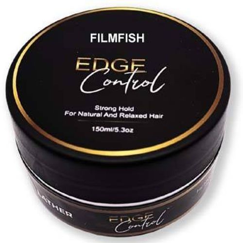Hair Gel Strong Hold Thick Edges Styling Gel Non-Greasy No White Cast Long Lasting Supports Hair Growth Natural Formula