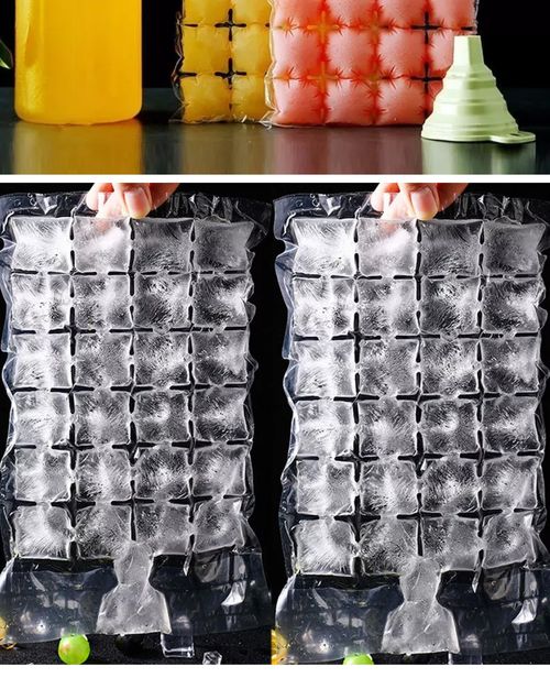 Food-grade Disposable Ice-making Bag  Auto-sealing Thickened Ice Cube Tray Bag & Mold