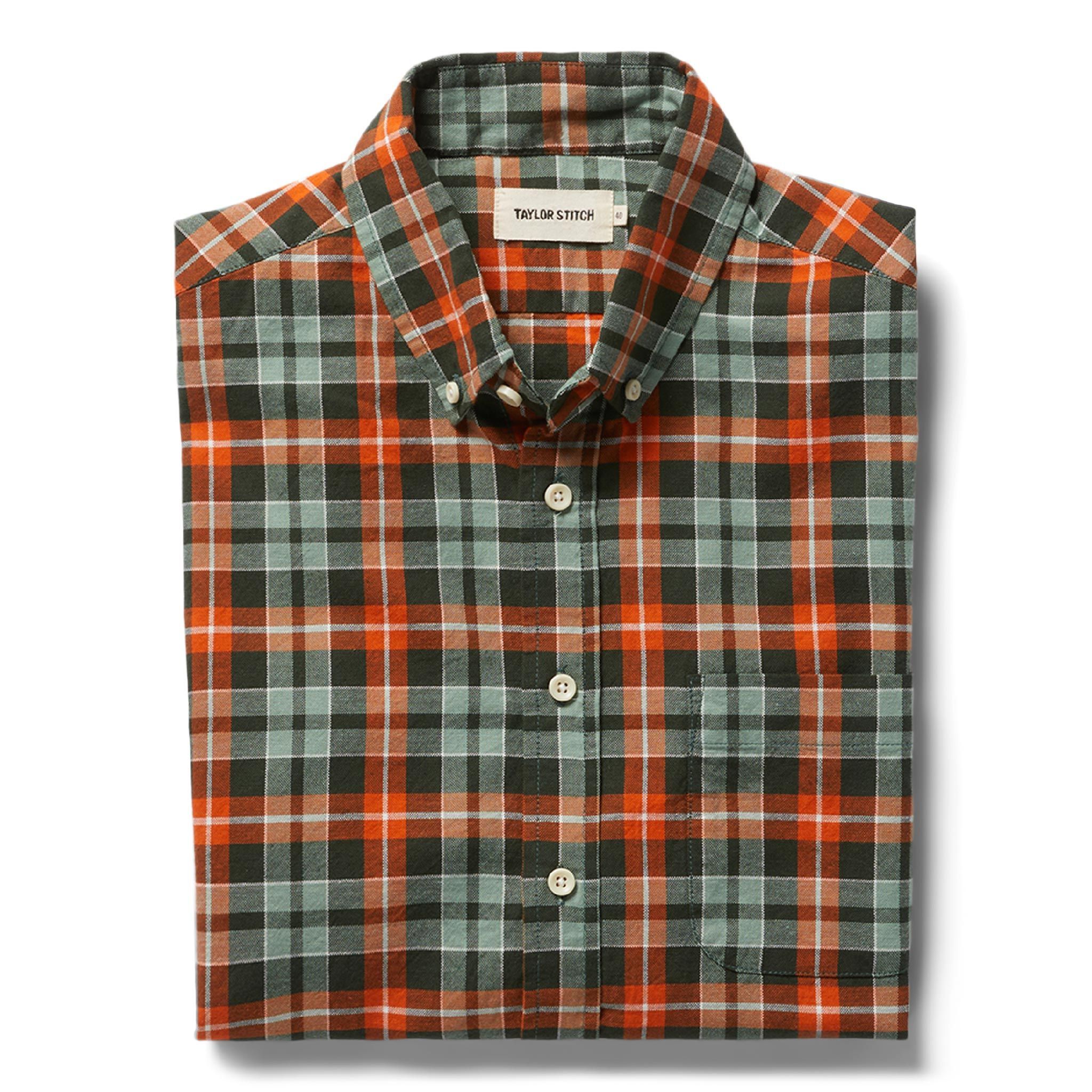 Vcewc Jack in Rust Plaid Oxford