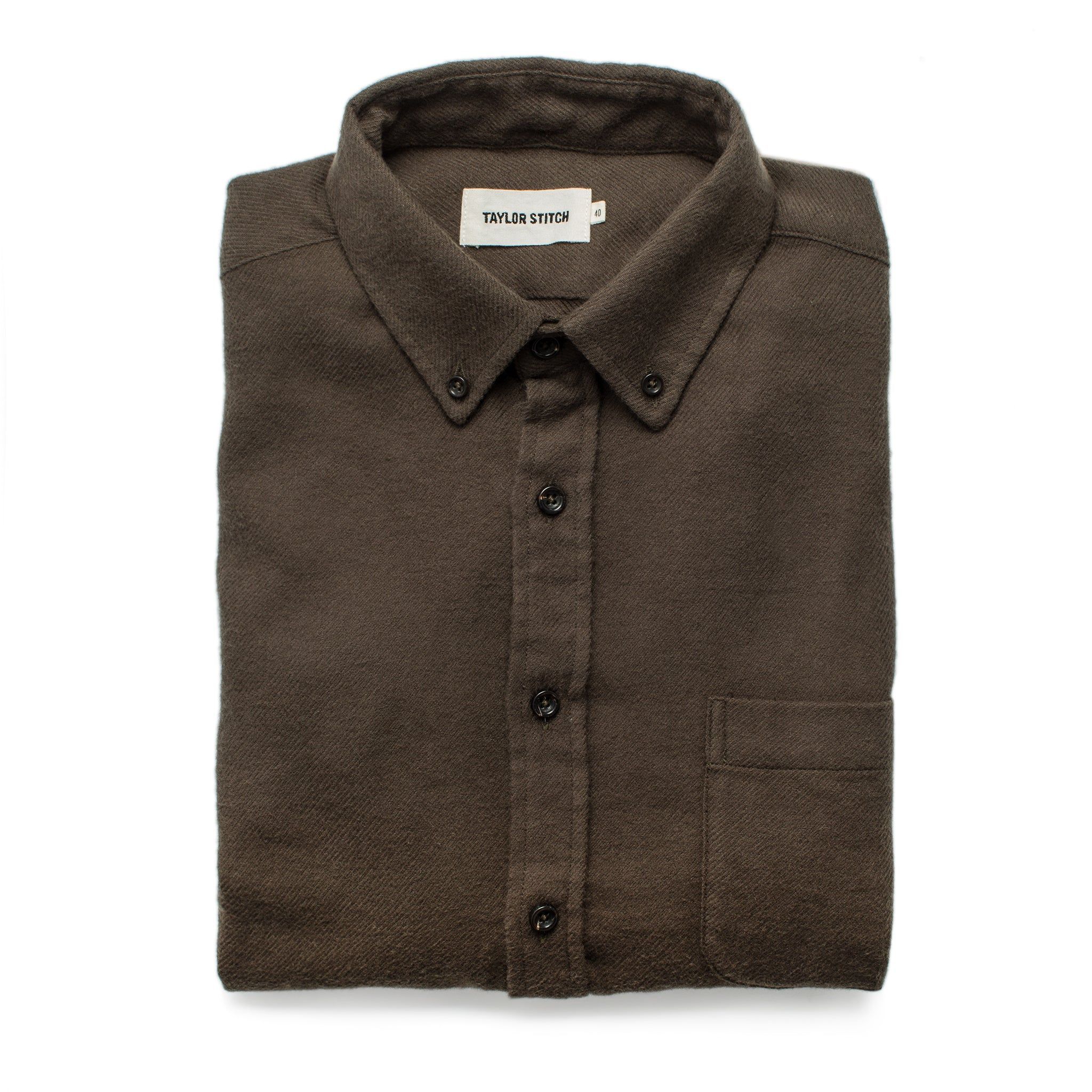 Vcewc Jack in Olive Brushed Organic Cotton