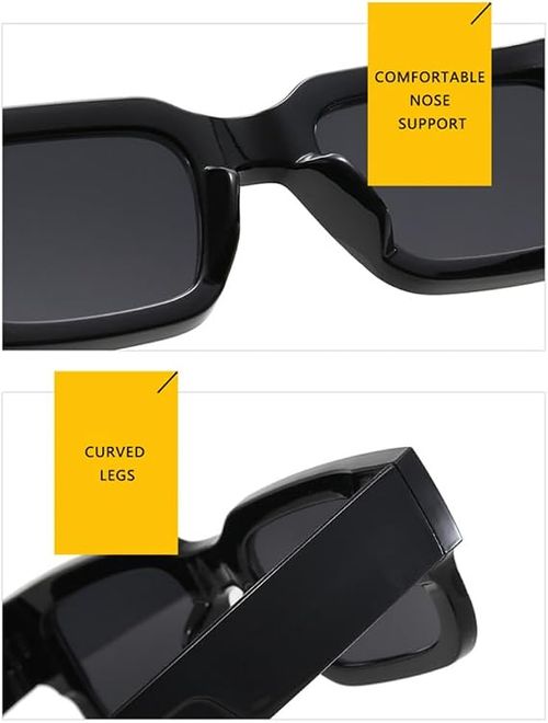 😎 Retro Square‑Frame Hip‑Hop Shades For Men & Women