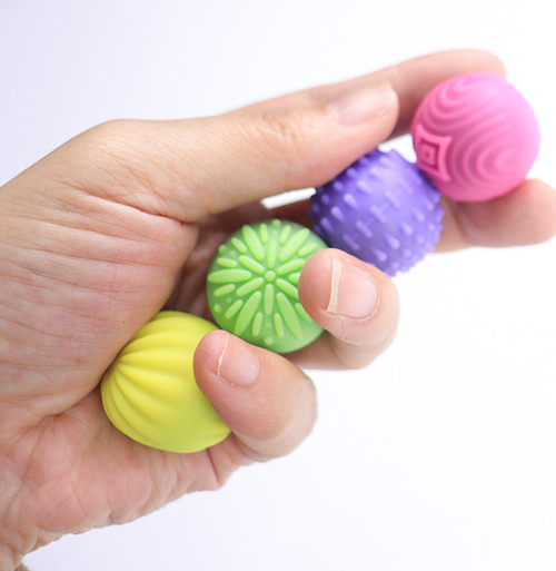 4Pcs Silicone Magnetic Sensory Balls Set