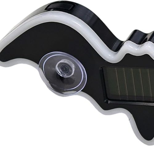 🦇 Solar Bat Car Light | Color Breathing Heartbeat Window Decor Lamp