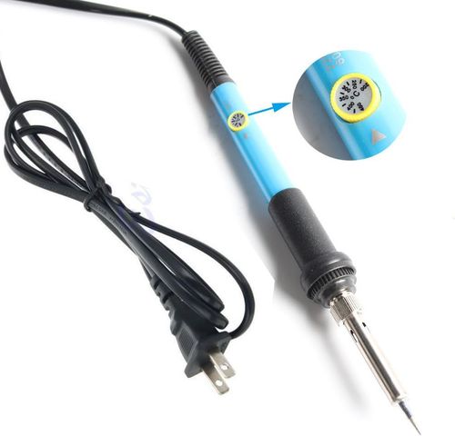🛠️ 60W Adjustable Temp Soldering Iron Kit | 220V Welding Repair Tool Set