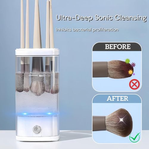 🧼 Automatic Makeup Brush Cleaner with UV Sanitizer