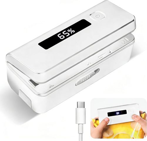 🔋Rechargeable Mini Bag Sealer, Portable Heat Sealer for Coffee & Snack Bags✨