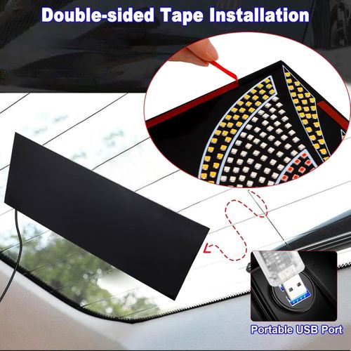 ✨ Transform Your Car! Animated LED Devil Eye Display Light