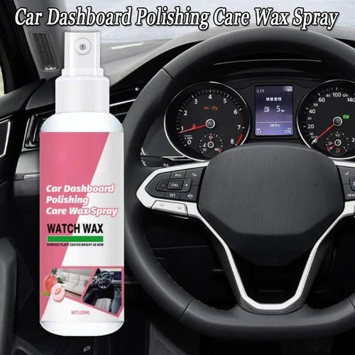 ✨ 120ml Car Dashboard Polish Wax Spray – UV Protection & Plastic Restorer