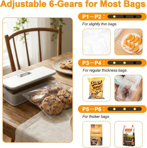 🔋Rechargeable Mini Bag Sealer, Portable Heat Sealer for Coffee & Snack Bags✨