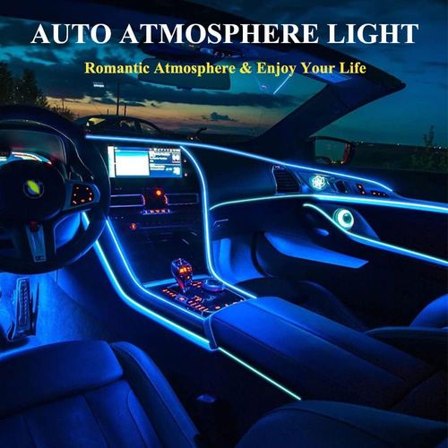 🌈 5M RGB Car Interior LED Strip | App Controlled, Full Coverage