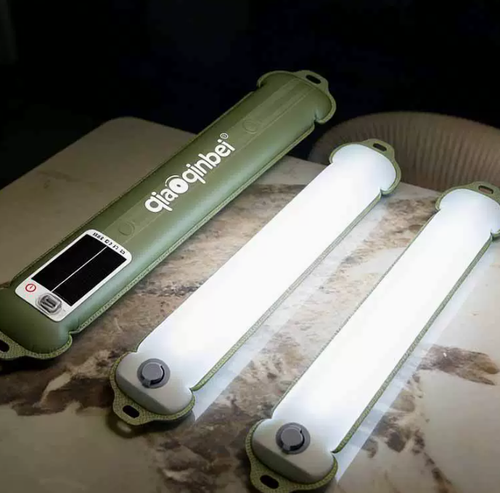 Solar Rechargeable Inflatable Camping Light | Portable Magnetic Foldable LED Tent Lantern, Multi Charging Ways, Emergency Power Bank For Outdoor Kenya Camping Home Power Cut