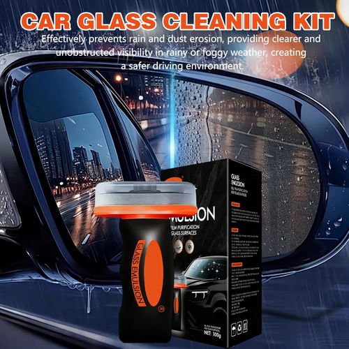 Premium Car Glass Oil Film Remover & Rain Repellent – Professional Grade