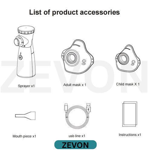 💨 Large Fine Mist Handheld Inhaler, Rechargeable Medical Grade