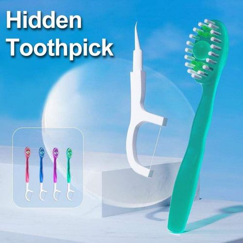 🦷 5-in-1 Burst Bead Toothbrush | Portable Individually Wrapped Oral Care Sticks