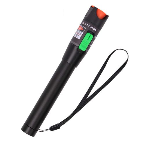 🔴 30MW Metal VFL Visual Fault Locator with FC-LC Adapter 📶 30KM Fiber Optic Red Light Pen For All SC FC LC Cables