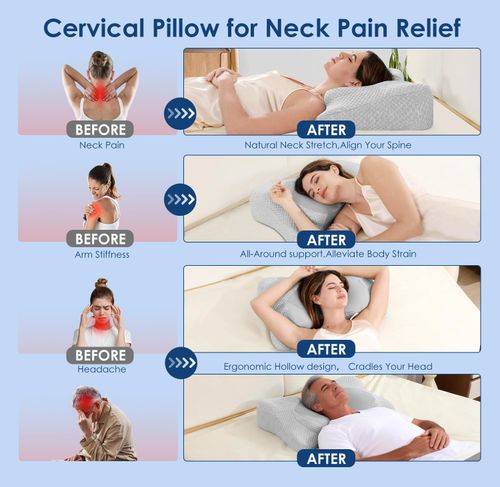 🦋Ergonomic Butterfly Memory Foam Pillow, Neck Pain Relief