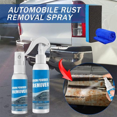 2026 New Multi-Functional Quick-Acting Rust Removal Spray, Iron Powder Remover Spray for Metal Car Steel (100ml *1)