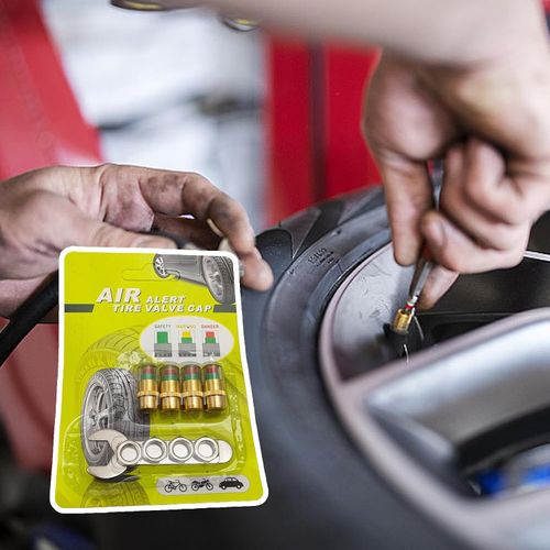 🔥49% Off Full Copper Anti-Theft Version🔥4 PCS Car Tire Pressure Monitor Valve